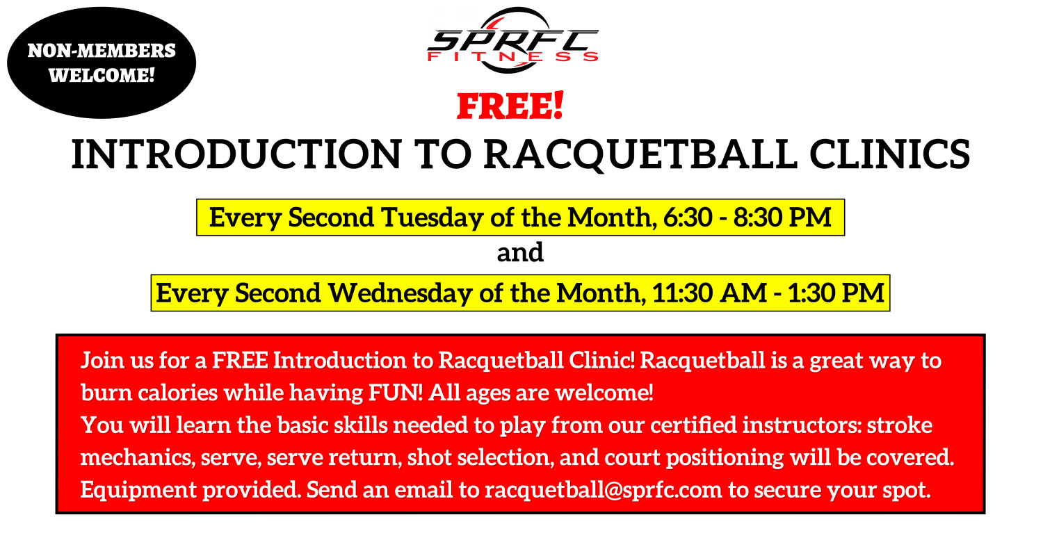 Free Introduction to Racquetball Clinics