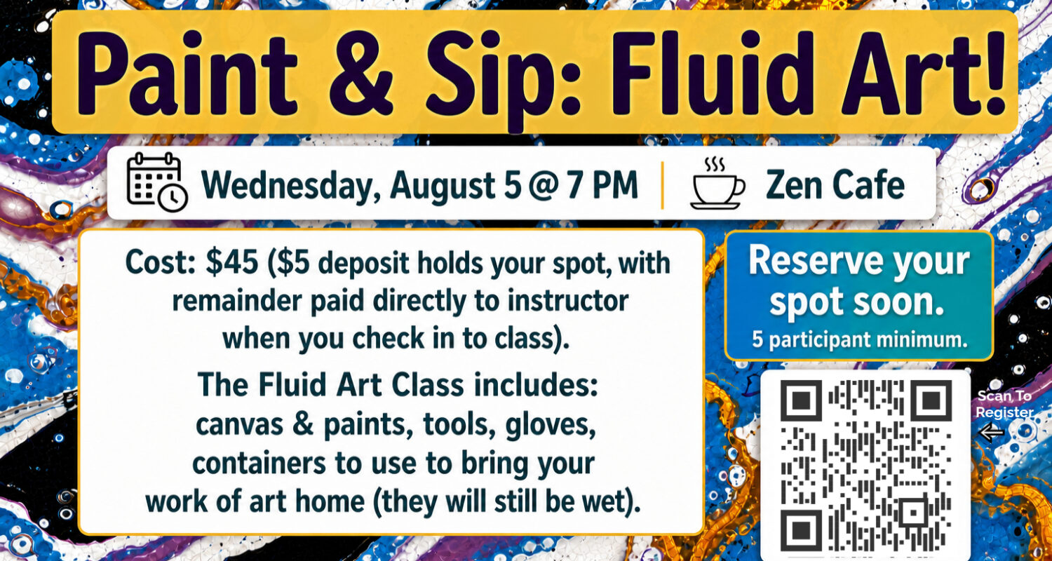 Paint and Sip, August 5th