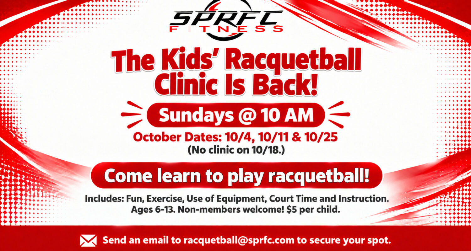 Kids’ Intro To Racquetball Clinic Is Back!
